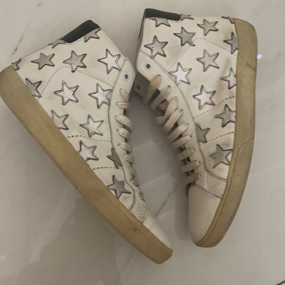 Saint Laurent High top classic stars sneaker - Picture 4 of 6